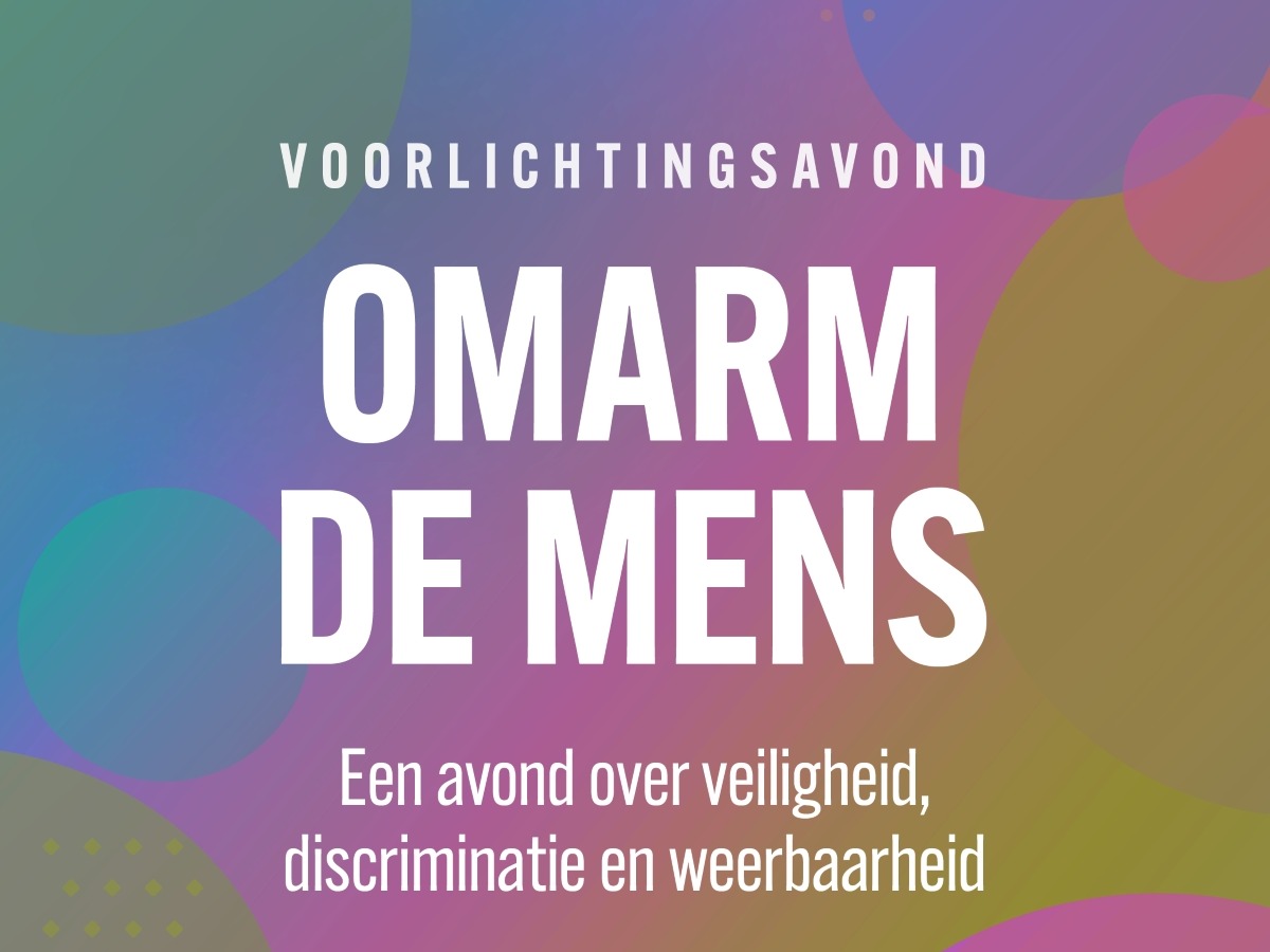 Overkoepelende afbeelding Omarm de mens